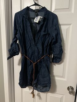 Cute Demin Mini Dress NWT