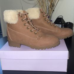 Madden Girl Blush Combat Boots 