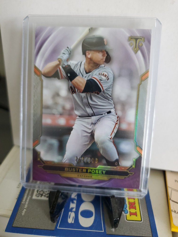 Giants Buster Posey Parallel Card