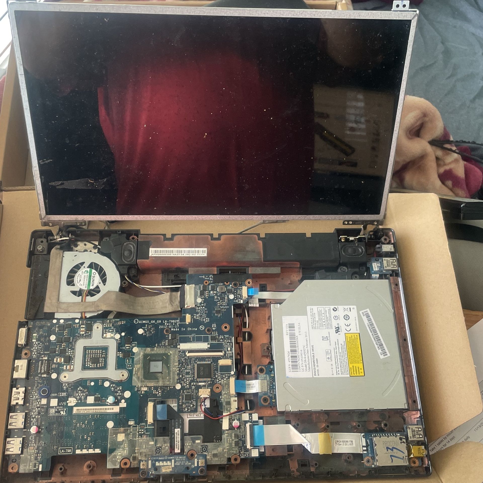 Complete Lenovo Parts With All Electronics