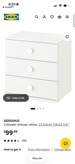 3- Drawer Dresser