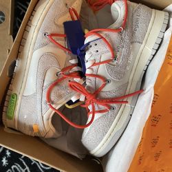 Off-White x Nike Dunk Low 'Lot 13 of 50' Men’s Sz 10