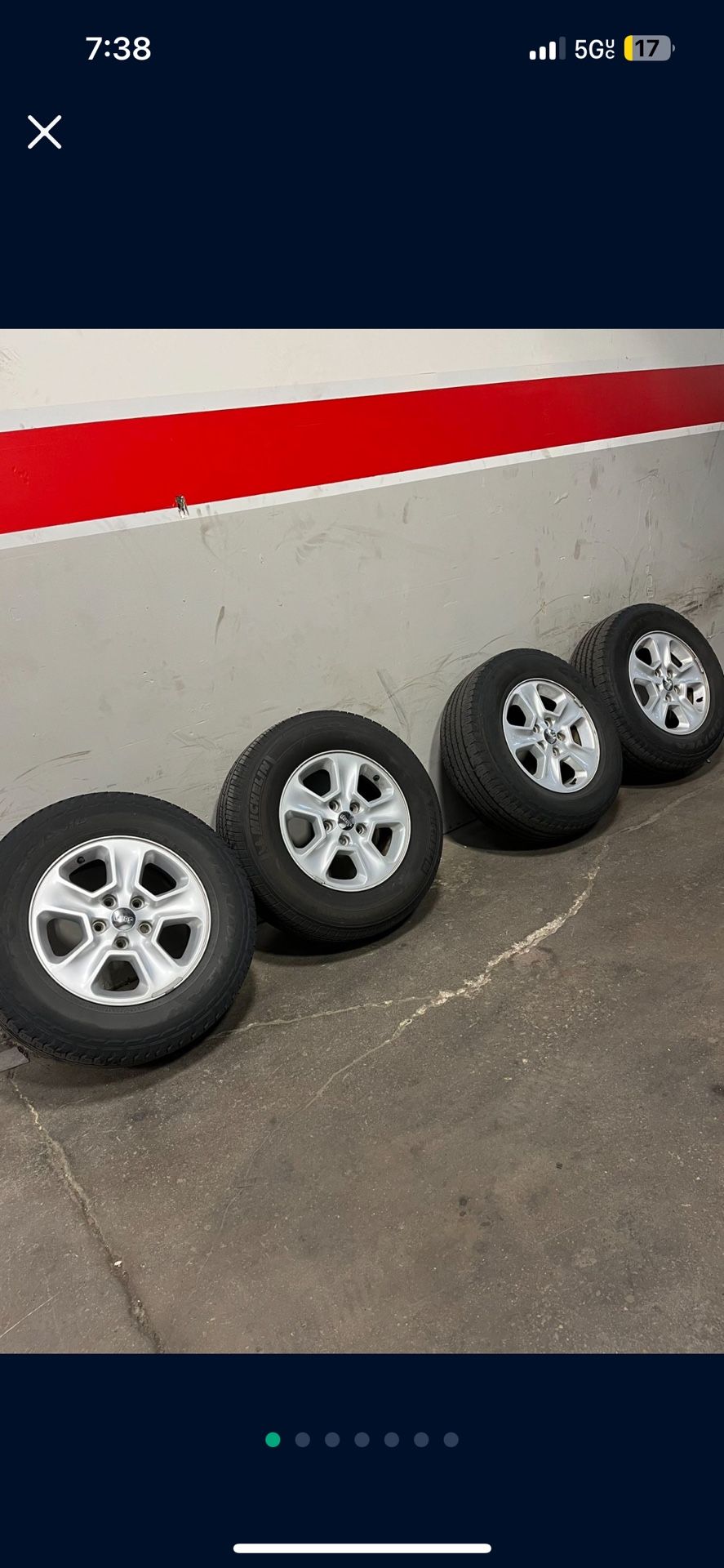 2015 Jeep Laredo Rims