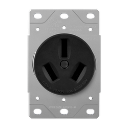 ENERLITES - Industrial Grade Flush Mount Receptacle, 50A, 10-50R