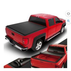 DNA Motoring TTC-RU-035 For 1999 to 2014 Chevy Silverado / GMC Sierra 8' Long Bed Vinyl Soft Roll -Up Tonneau Cover 03 04 05 06 07 08 09 10 11 12 13