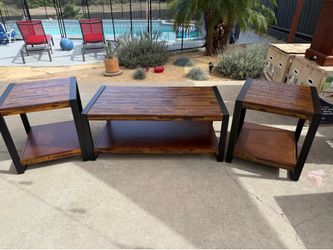 Coffee Table with 2 Side Tables