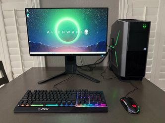 Alienware R7 Aurora Full PC Set Up