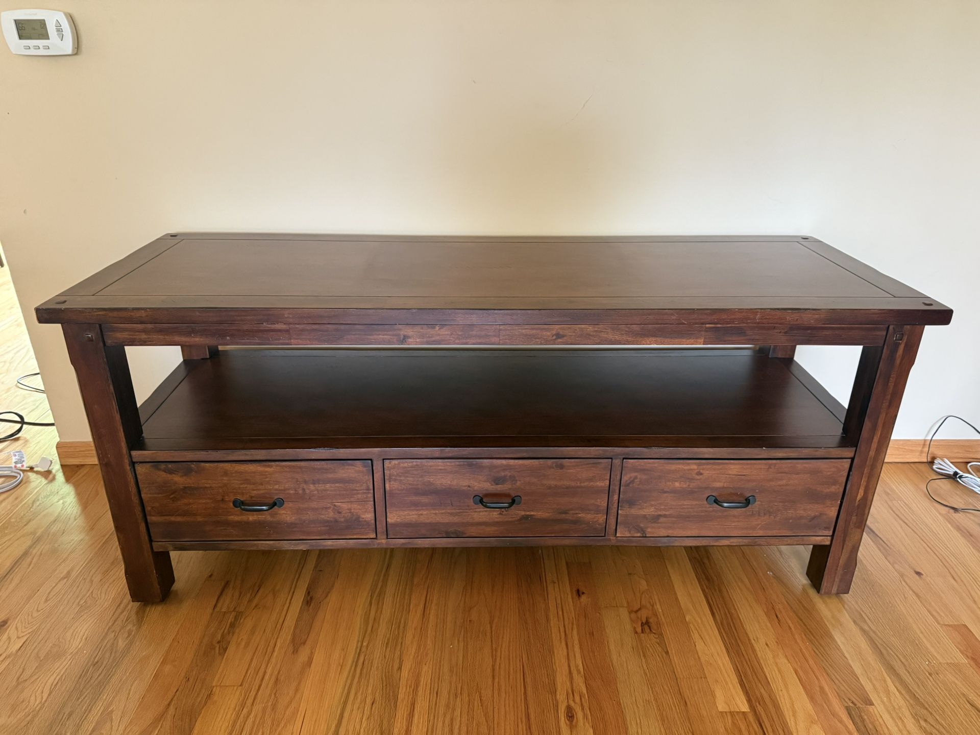 Solid Wood TV Stand 