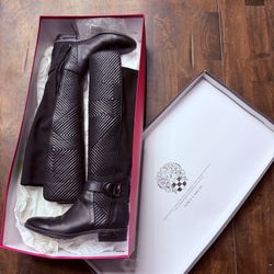 Vince Camuto Black Knee High Boots 7 1/2 NIB