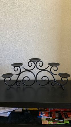 Candle Holder Black