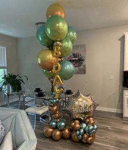 Balloons bouquet- Happy Birthday