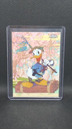 Donald Duck 2026 Topps Disney Chrome Ukiyo-E Art SSP #UK-2 Mickey & Friends Rare