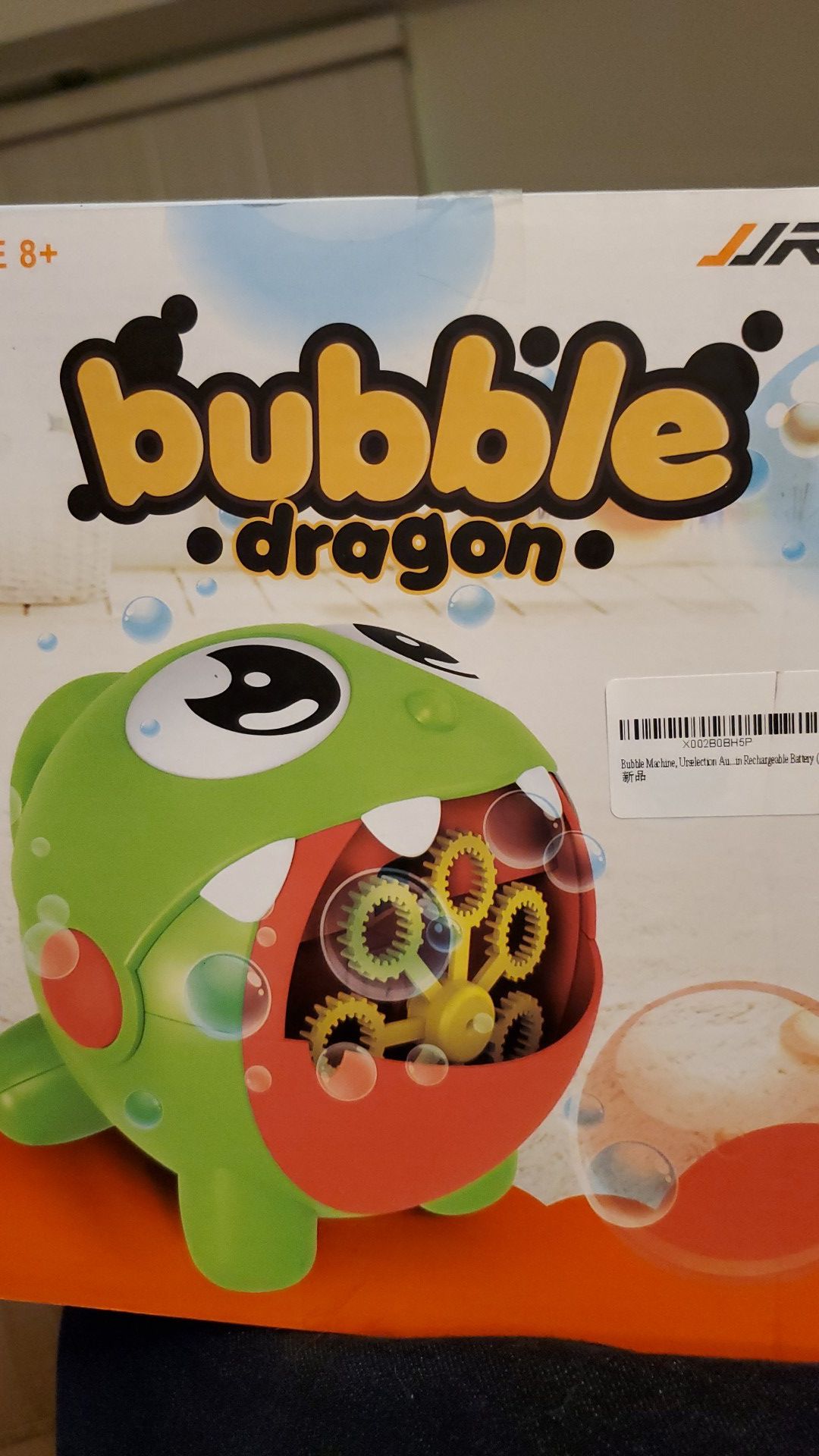 Bubble blowing dragon