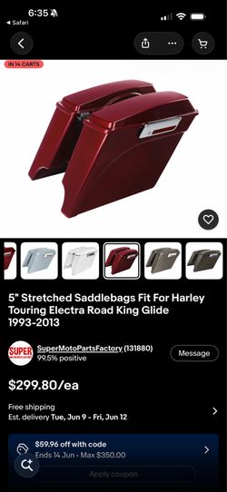 Harley touring bags