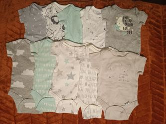 Baby unisex onesies with prints