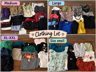 Women’s/Men’s clothing lot