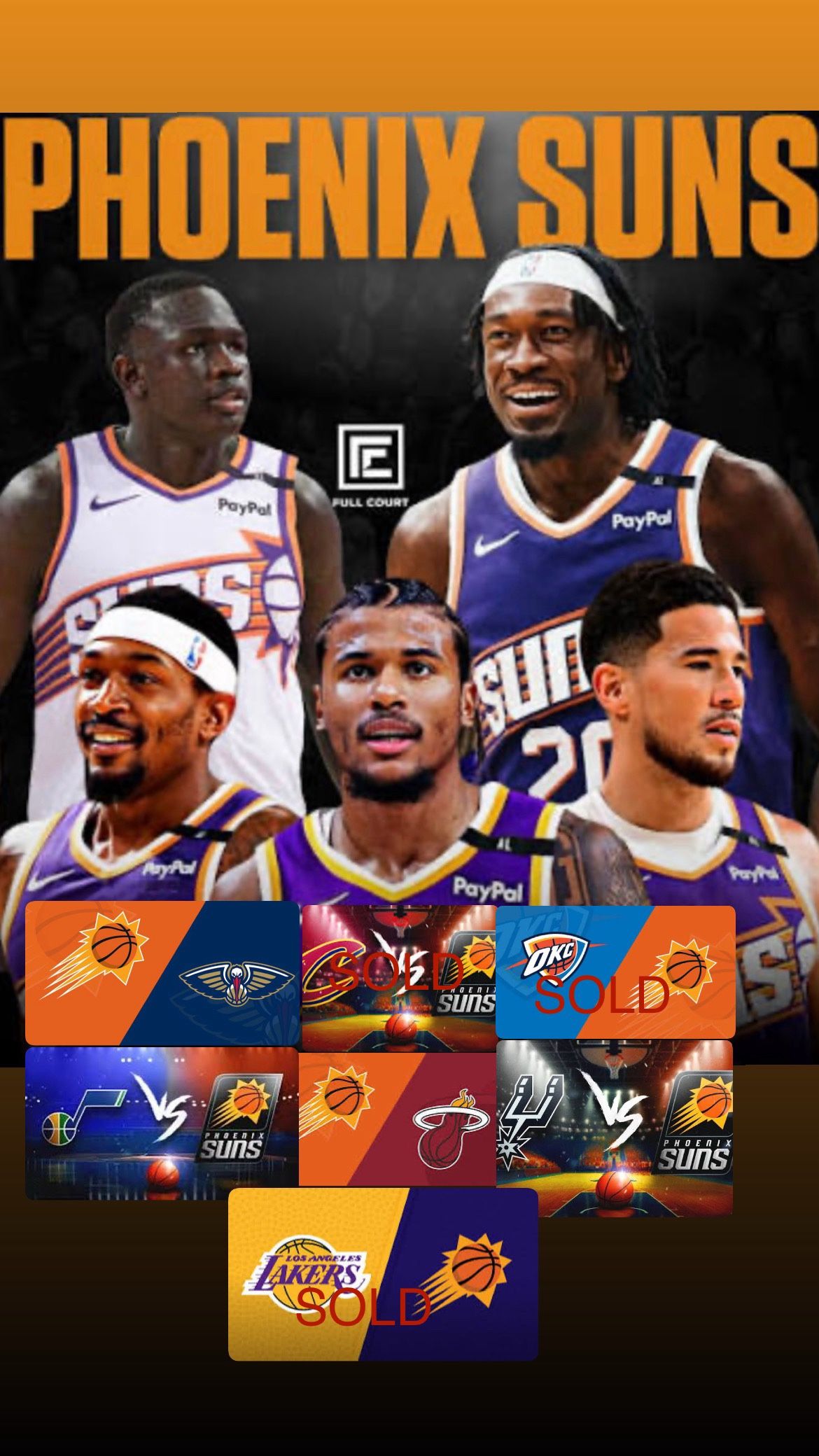 PHOENIX SUNS 25-26 Tickets