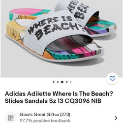 Adidas Original Where Is The Beach Youth Sandals