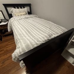 Bed Frame, Mattress  (twin)