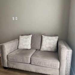 Gray Loveseat