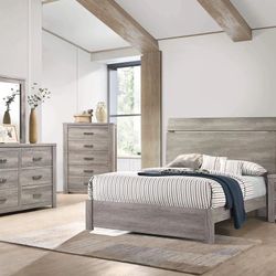 Light Grey Queen Bedroom Set