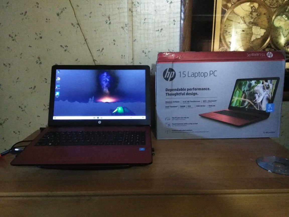 HP 15 laptop PC new open box