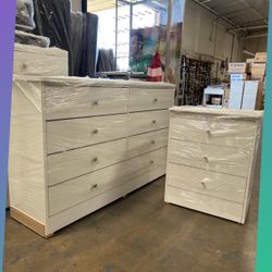 8 drawers dresser and nightstand / 8 drawers dresser and nightstand