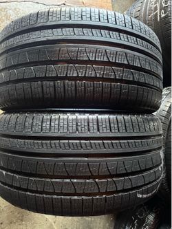 Pair of 295 35 21 Pirelli scorpion verde Tires