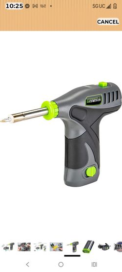 Cordless soldering iron