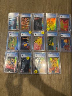 Pokemon topps rainbow foil movie CGC first print