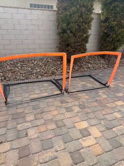 Soccer nets 3’ x 4 ‘ used in good condition set of 2