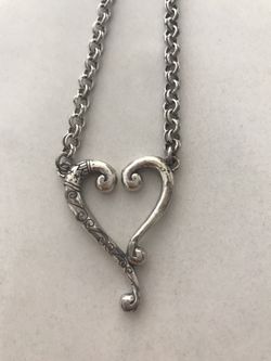 Brighton Silver Heart Necklace