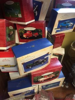 I have all of this antique cars hallmark Christmas ornaments