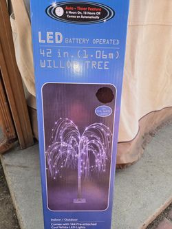 42-Inch LED Battery Operated Willow Tree Light