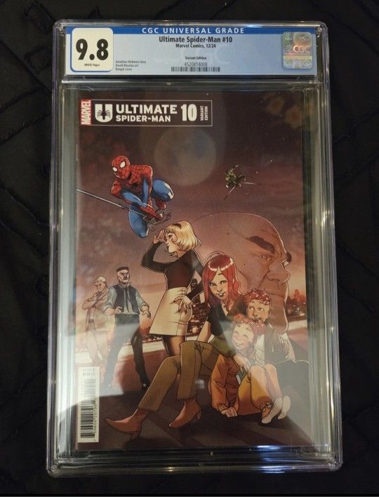 Ultimate Spider-Man 10 CGC 9.8 Bengal Variant Marvel Comics 2024