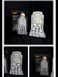 Spirit Halloween Tombstone Terror RIP Decoration