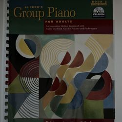 Alfred’s Group Piano For Adults Book 2 (2nd Ed)