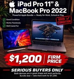 Apple iPad Pro and Mac book pro