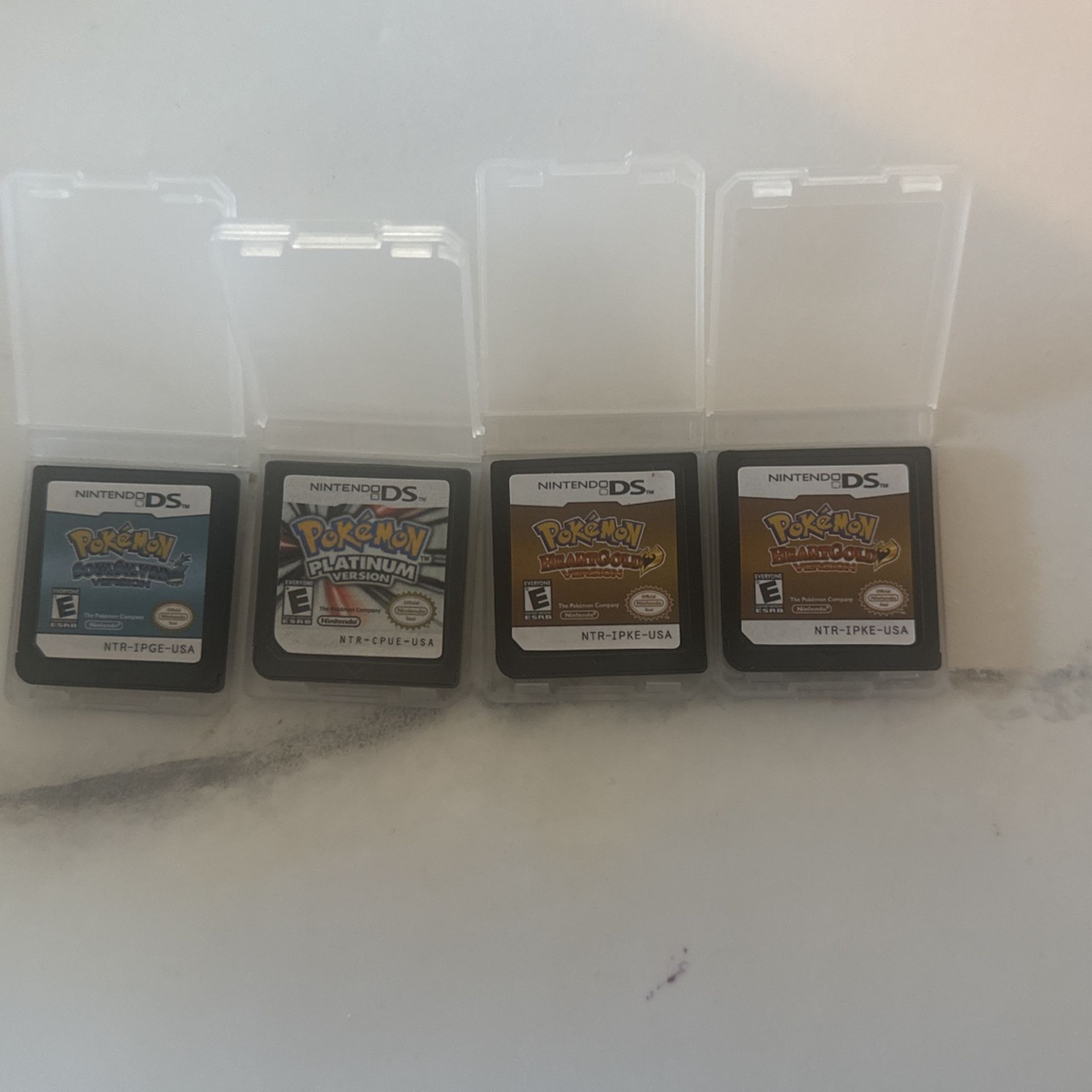 Bundle Lot Of Pokemon Nintendo Ds Games