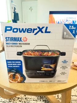 PowerXL Stirmax Multi-Cooker 7.5QT 9 Functions