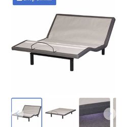 Fully Adjustable+vibrating Full Sized Bed Frame+mattress $400