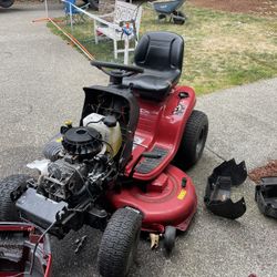 Craftsman Riding Lawnmower Bad Motor For Parts 