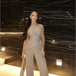 Off The Shoulder Pant Set