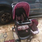Minnie mouse car seat and stroller gently used