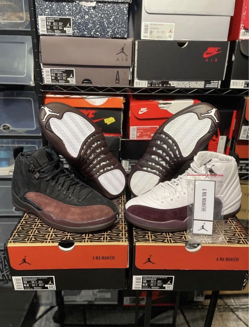 A MA MANIERE JORDNA 12 WMNS (WHT,BLK)