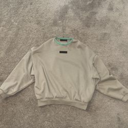 2024 Fear of God Essentials Crewneck Sweatshirt 'Seal'