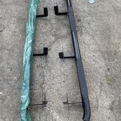 19-20 Dodge Ram Quad/Extended Cab Curved Running Boards Black