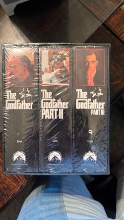 NEW The Godfather Trilogy VHS Box Set