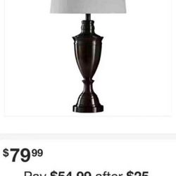 New Two Lamp $40 Each Or Both $50