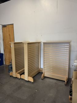 Retail Islands Slatwall (2) Available